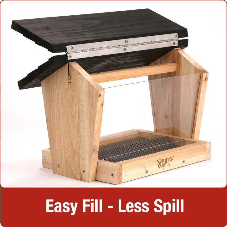 6 QT Hopper Feeder w/2 Suet Cages - Image 3