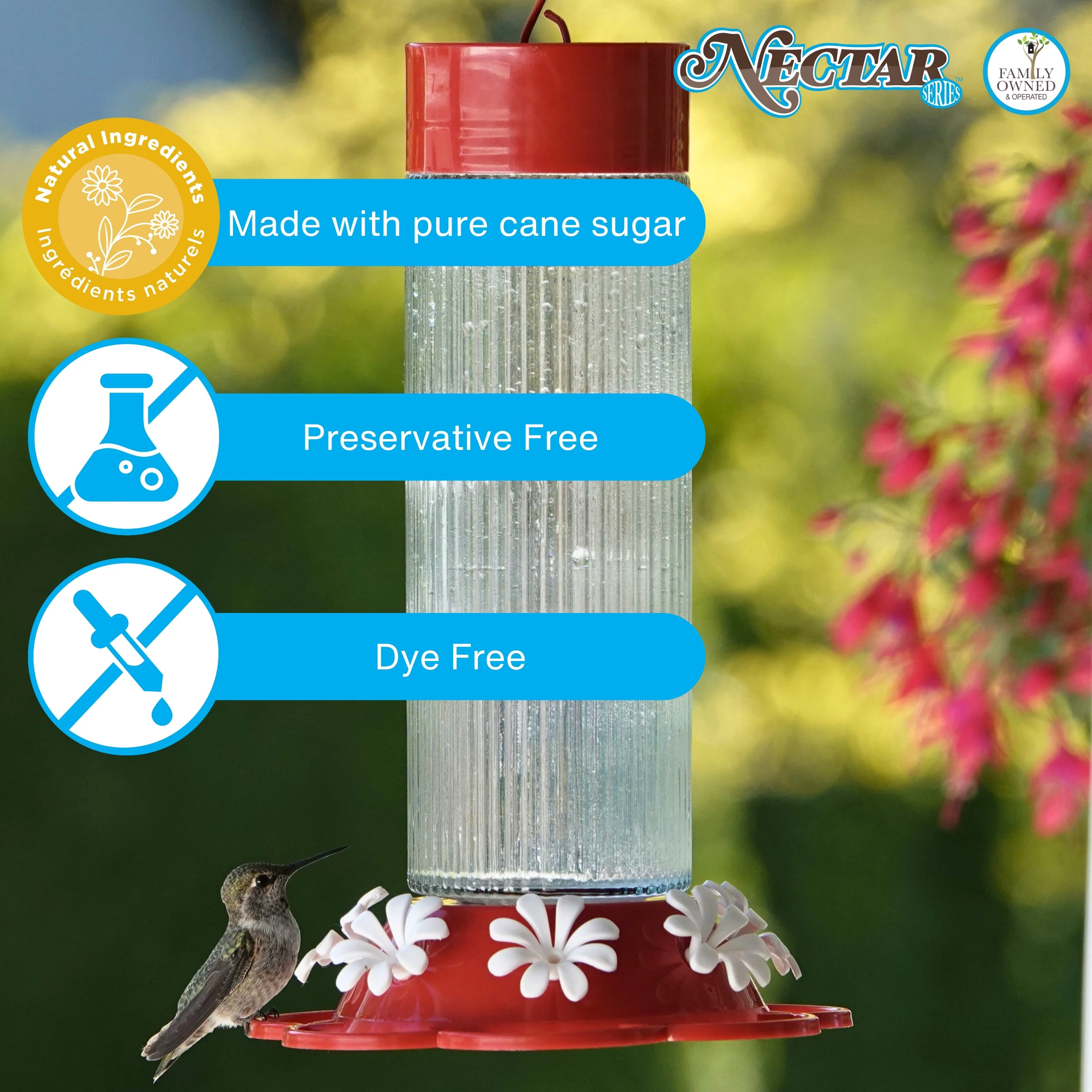 Nectar Series™ Clear Hummingbird Nectar Powder Concentrate, 8 oz - Image 4